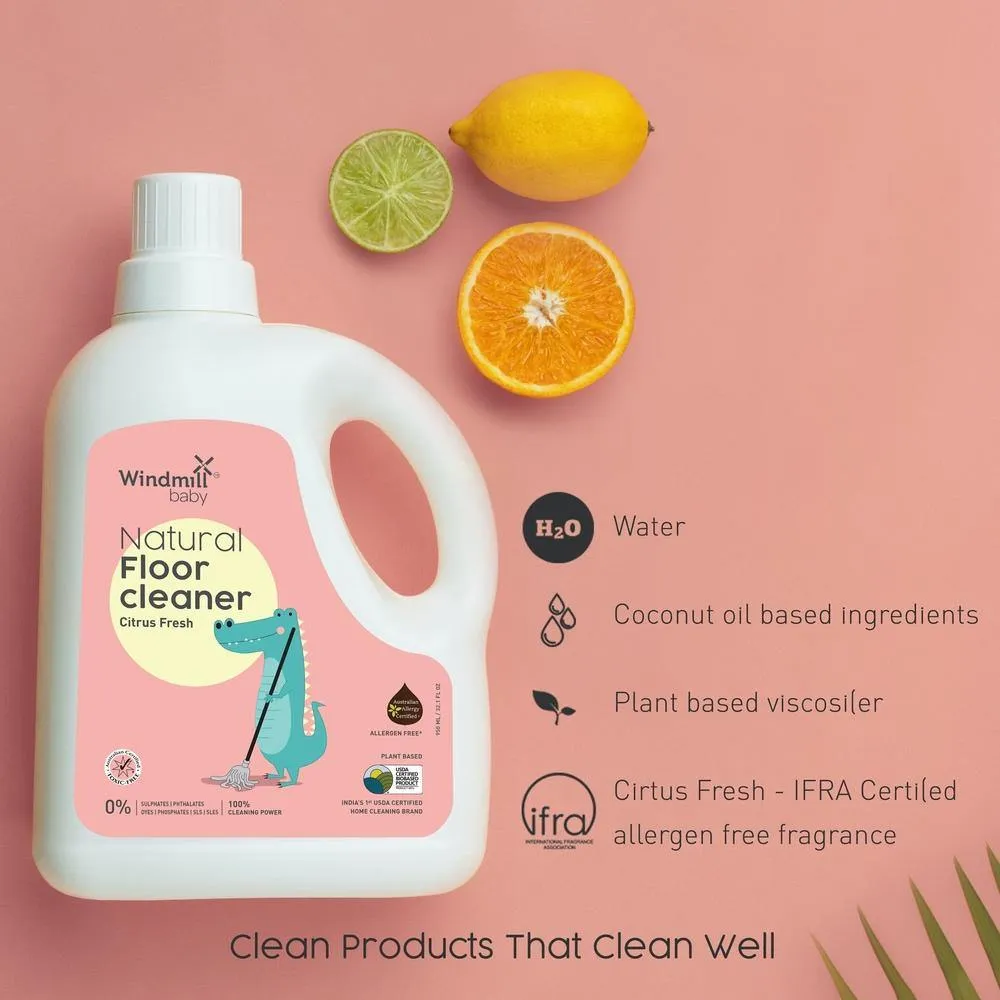 Natural Floor Cleaner Citrus Fresh Fragrance