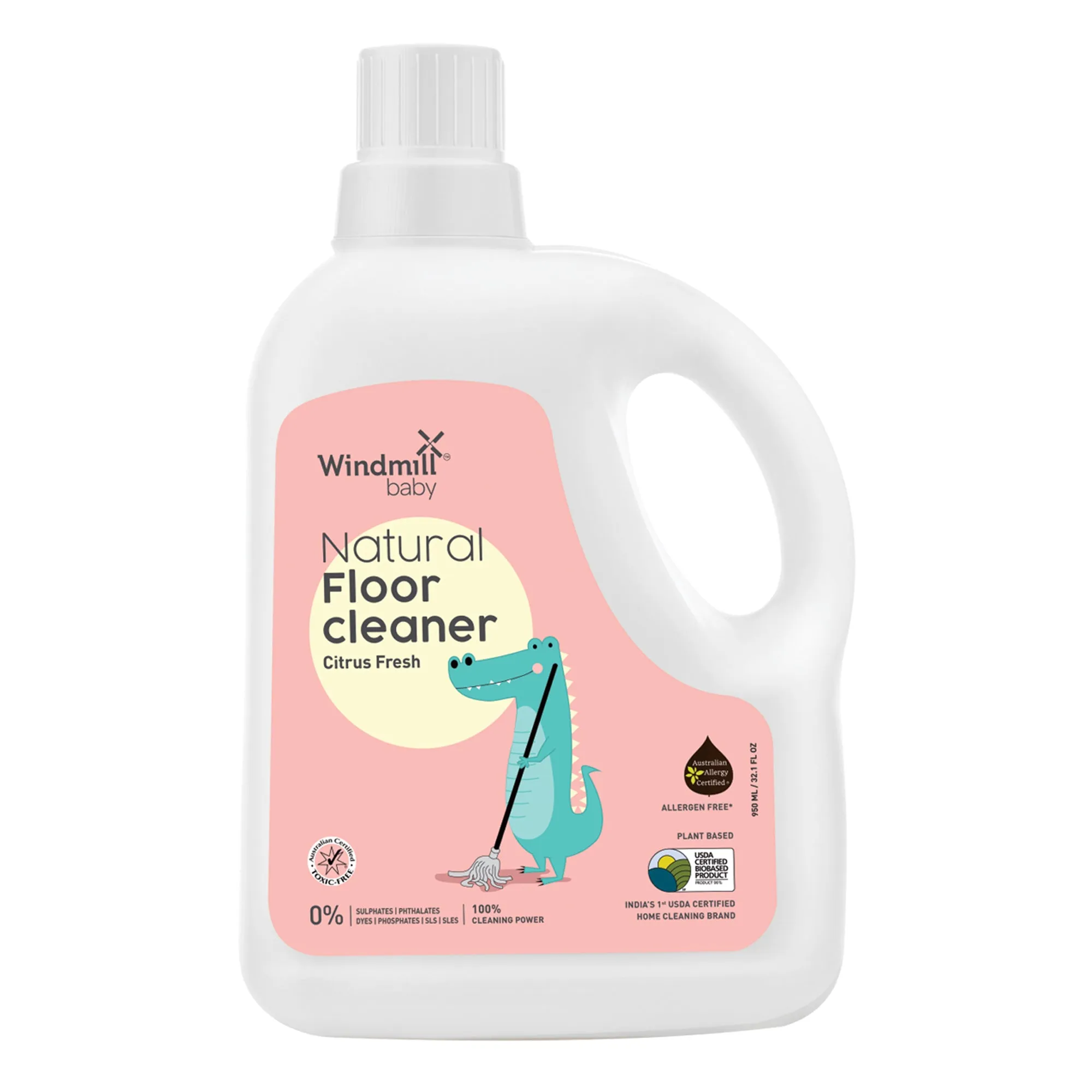 Natural Floor Cleaner Citrus Fresh Fragrance