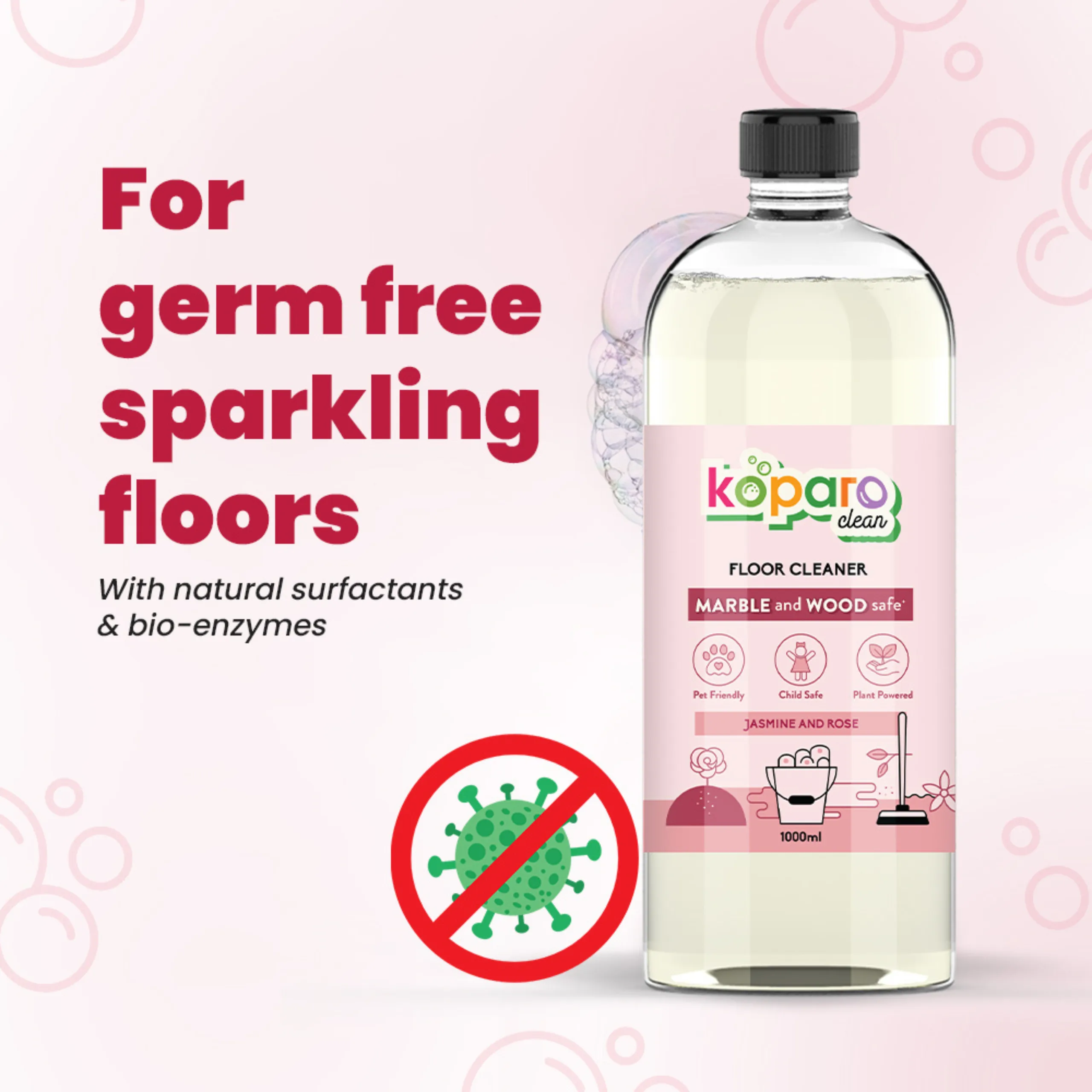 Natural Floor Cleaner - Jasmine