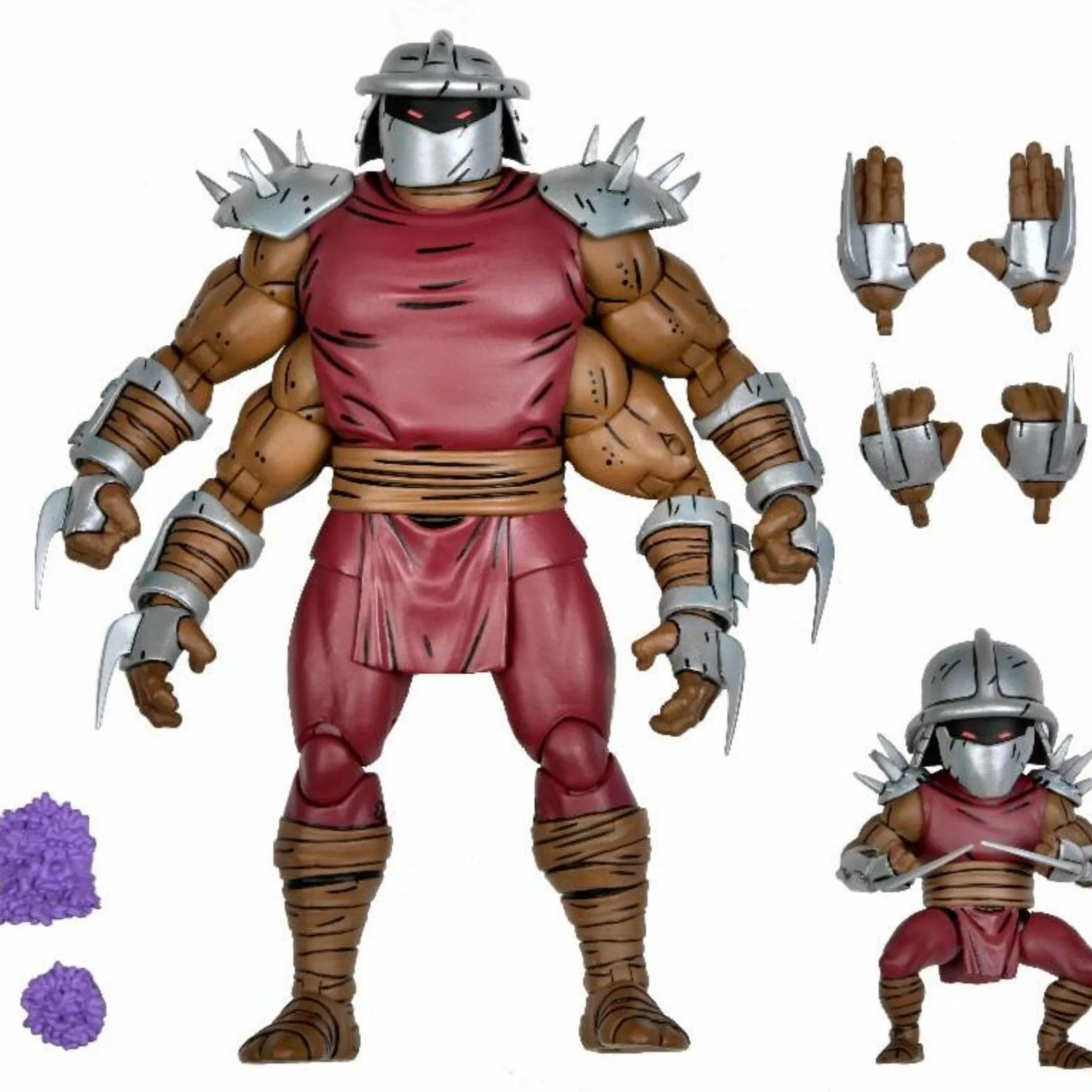 NECA Teenage Mutant Ninja Turtles Ultimate Deluxe Shredder Clone & Mini Shredder (Mirage Comics)