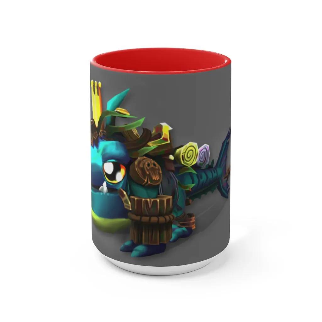 Nibbler's the Misfit Shark Accent Mug