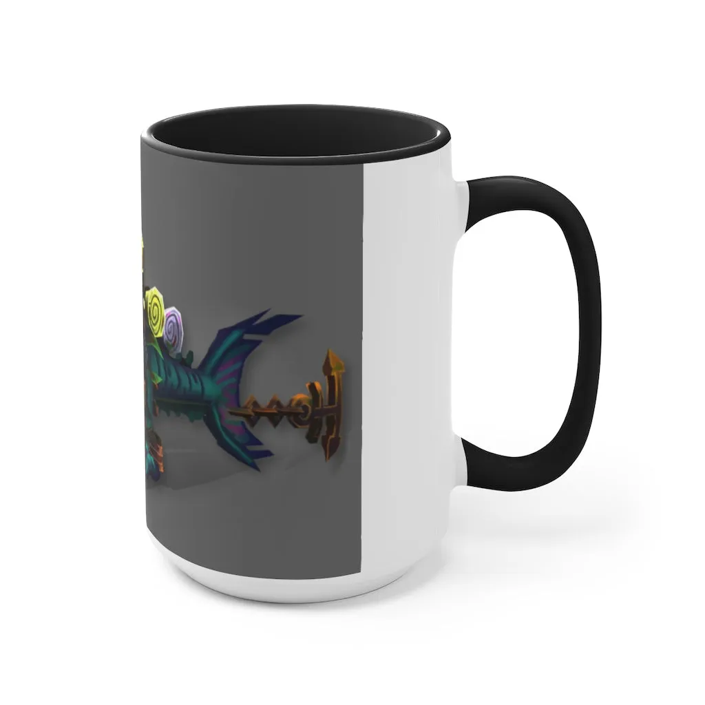 Nibbler's the Misfit Shark Accent Mug