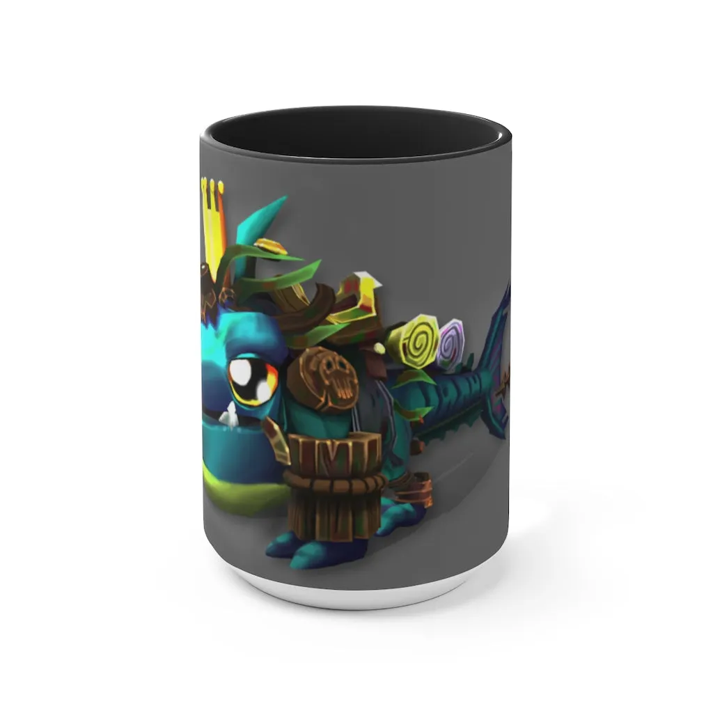 Nibbler's the Misfit Shark Accent Mug