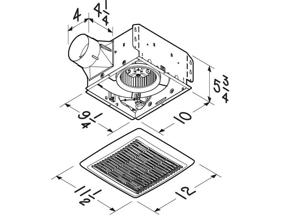 NuTone Flex Series 80 CFM Bathroom Exhaust Fan