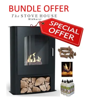 OFFER Pembrey Bioethanol Modern Stove with Accessories