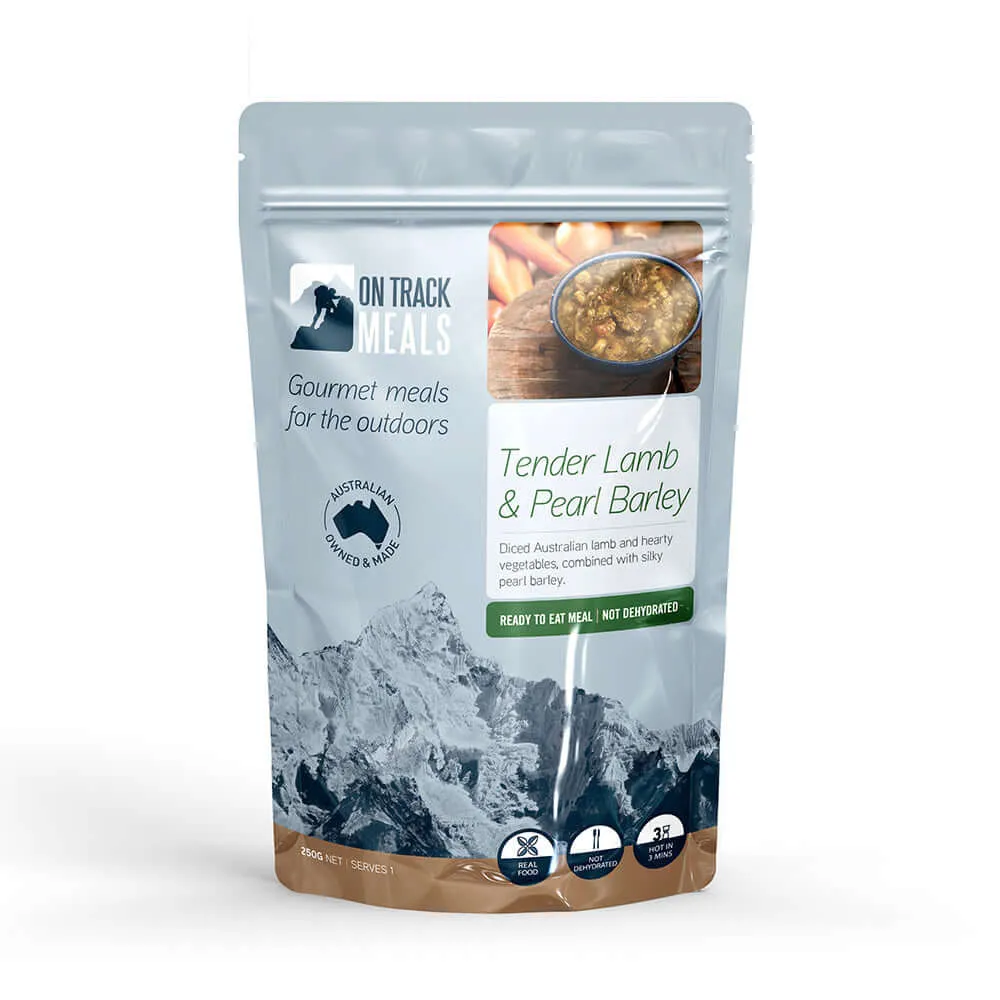 On Track MRE Tender Lamb & Pearl Barley