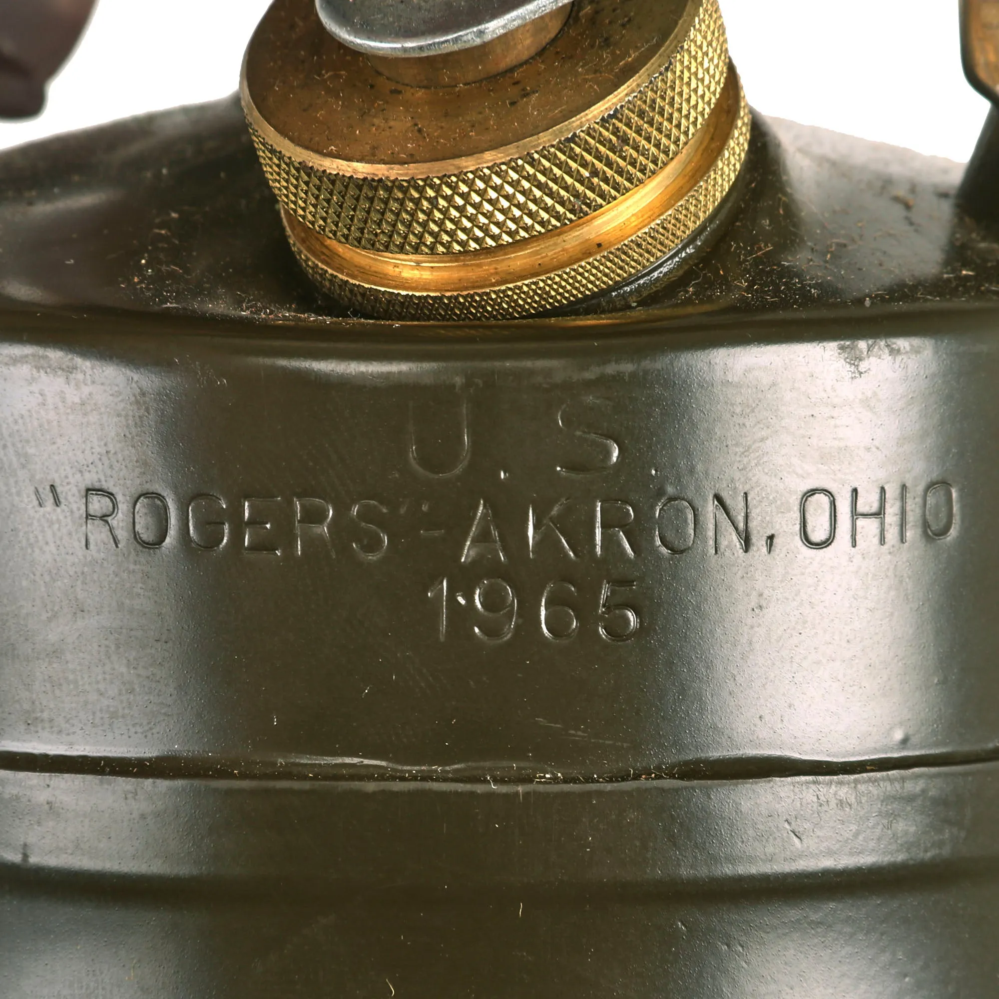 Original U.S. Vietnam War M-1950 Rogers Squad Stove With Original Box and Manual Dated 1965