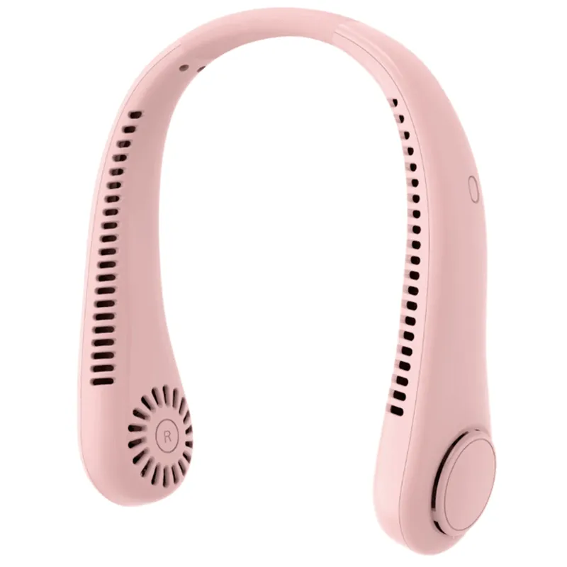 Pink Portable Neck Fan