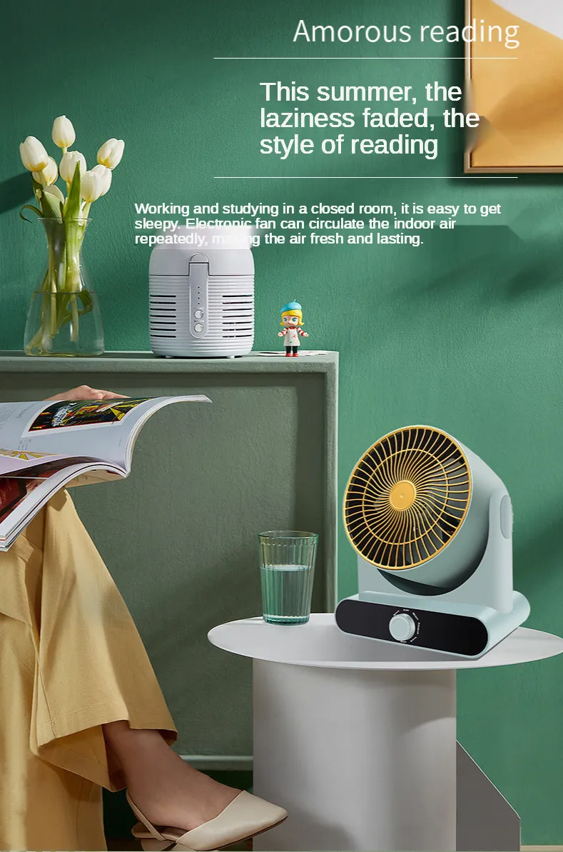 Portable 360-Degree Oscillating Air Circulator Fan 1831503