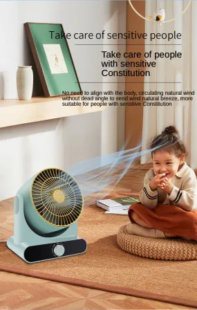 Portable 360-Degree Oscillating Air Circulator Fan 1831503