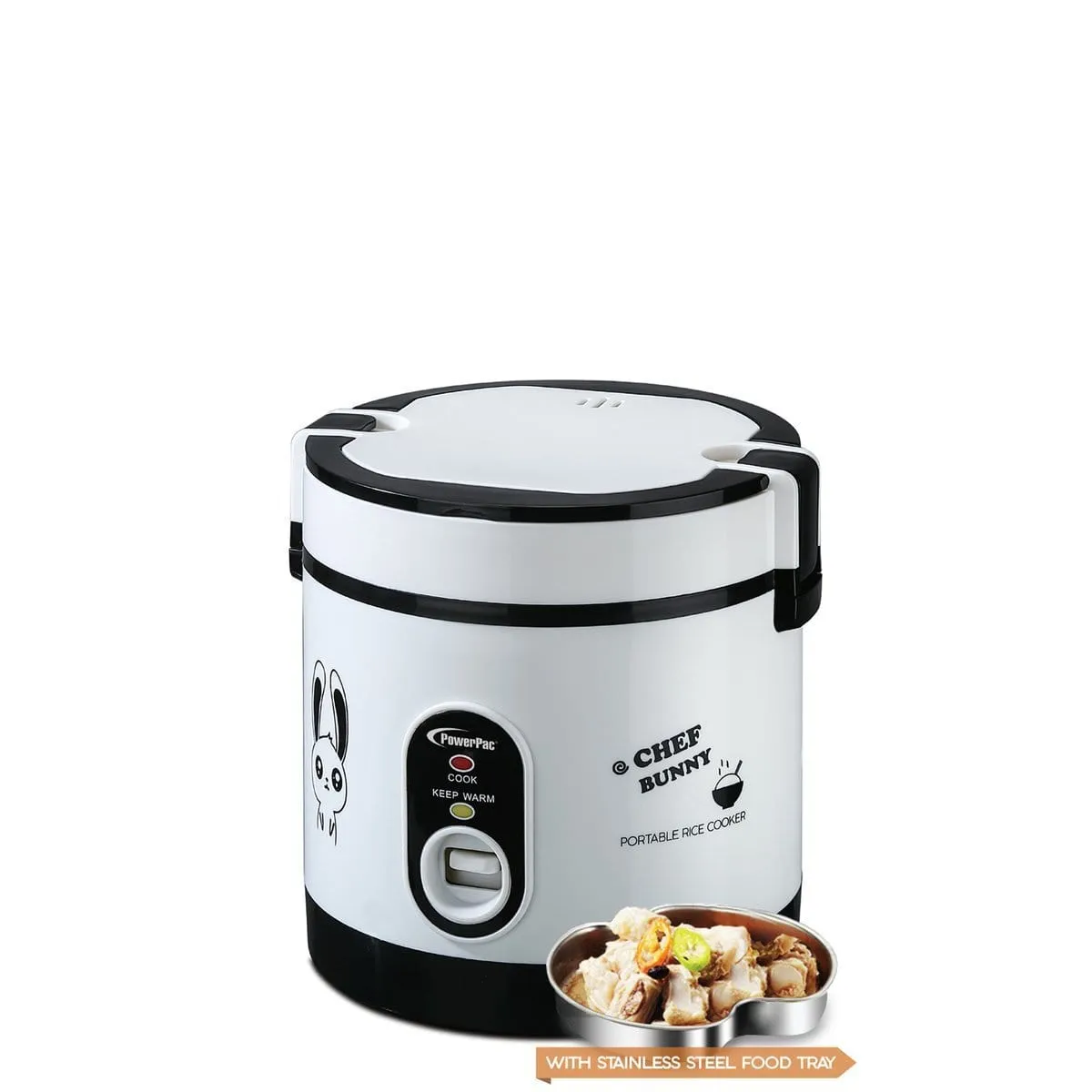 POWERPAC PPRC09 MINI RICE COOKER 0.9L