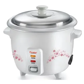 Prestige Delight PRWO 1.5 Rice Cooker With Close Fit Lid 1.5L Off White