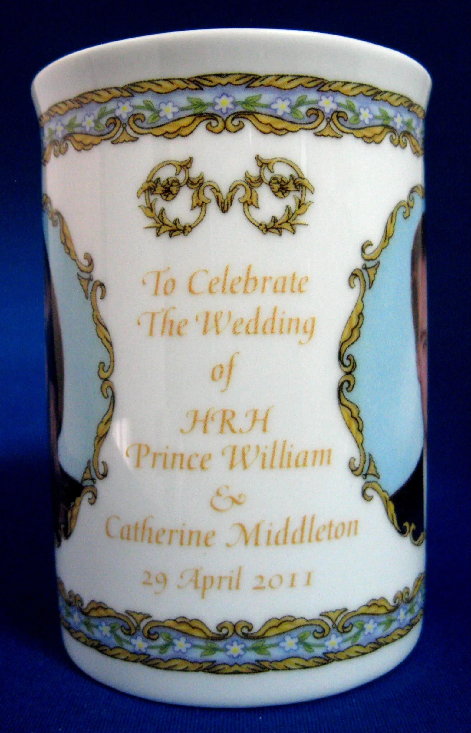 Prince William And Catherine Royal Wedding Mug English Bone China 2011