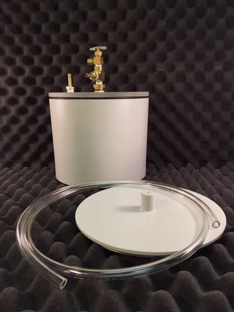 Pycnometer with Acrylic Lid and Metal Calibration Lid