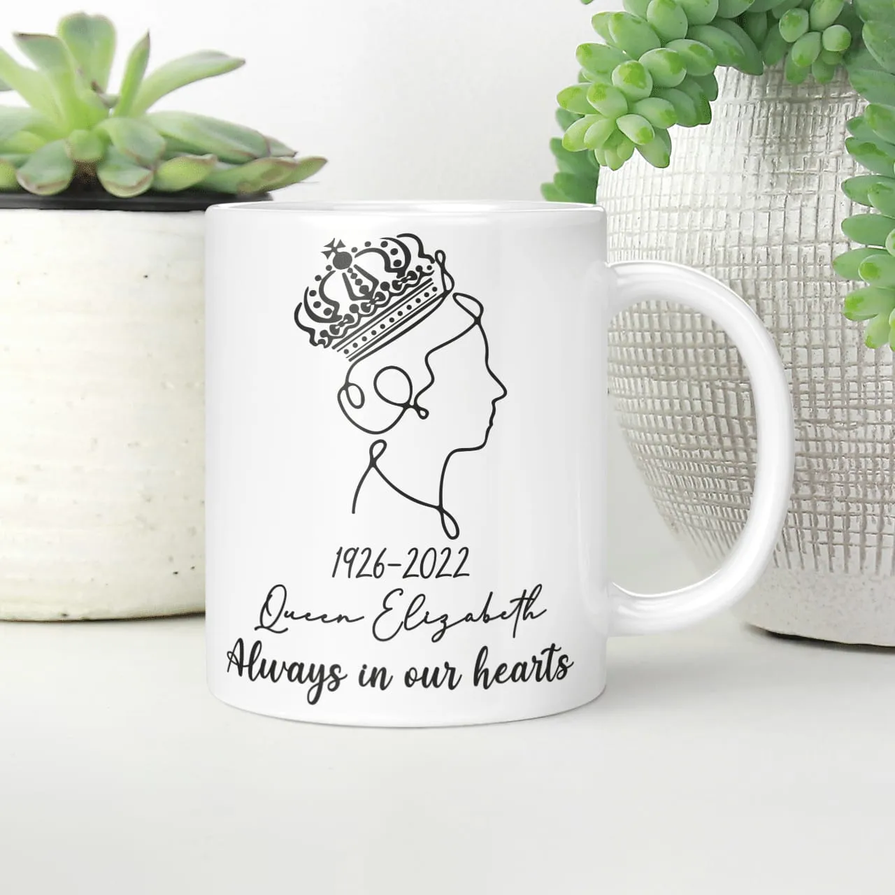 Queen Elizabeth Ii, Always In Our Hearts, Memory About Queen Elizabeth Ii Mug