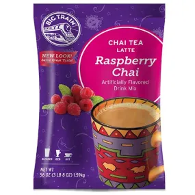 Raspberry Chai Tea Latte - Big Train Mix - Bag 3.5 pounds