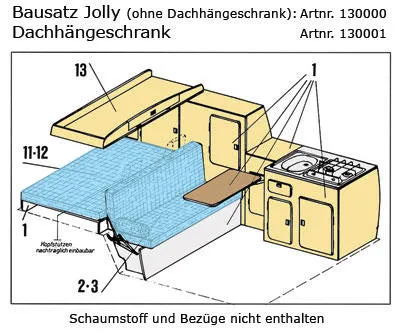 Reimo T3 Interior Conversion Kit ("Jolly")