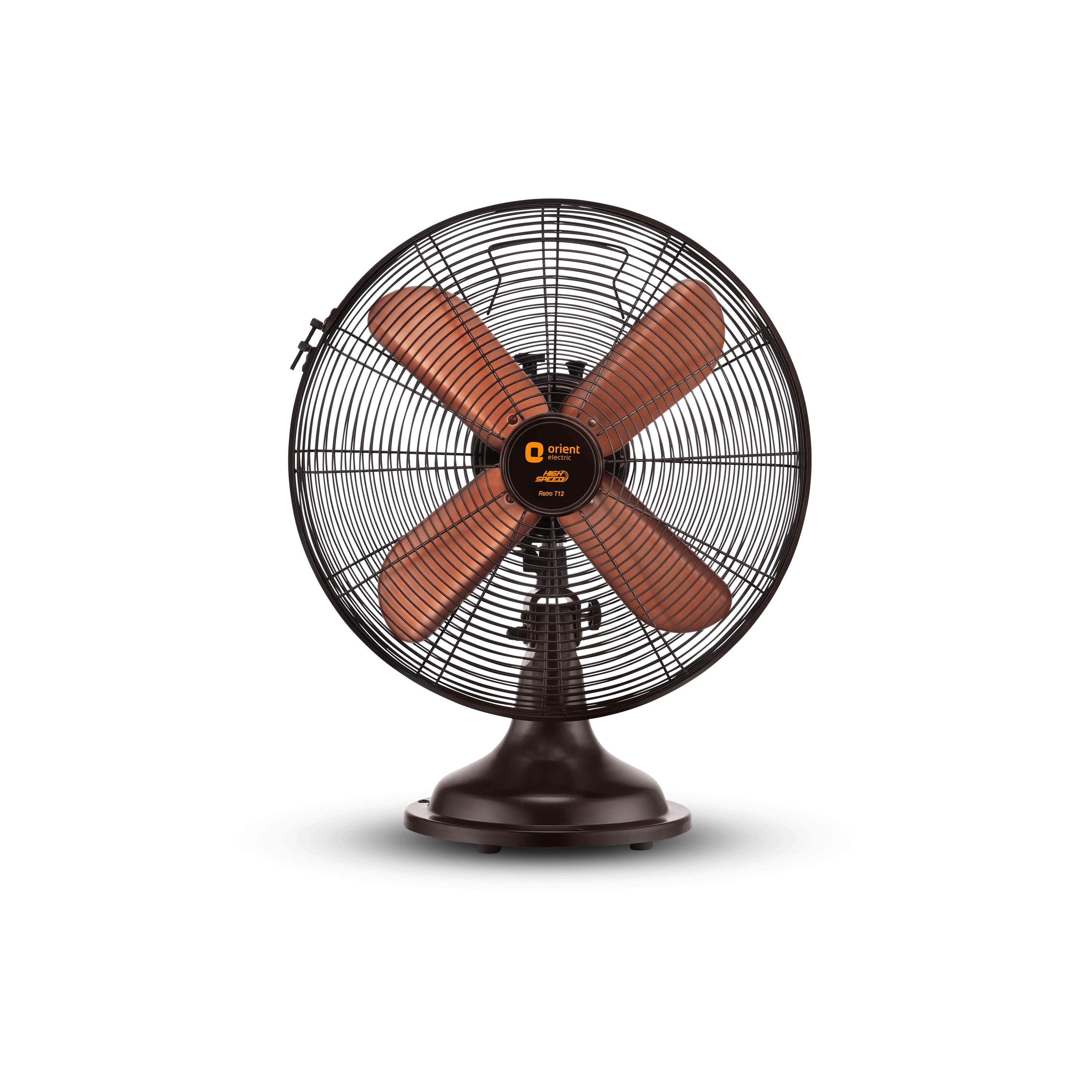 Retro T16HS 400mm High-Speed Table Fan (Rubbed Bronze)