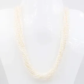 Rice Pearl Unfinished Strand Beaded Strand Fresh Water Pearl Strand Rice Pearl Gemstone Strand SKU: 6143089