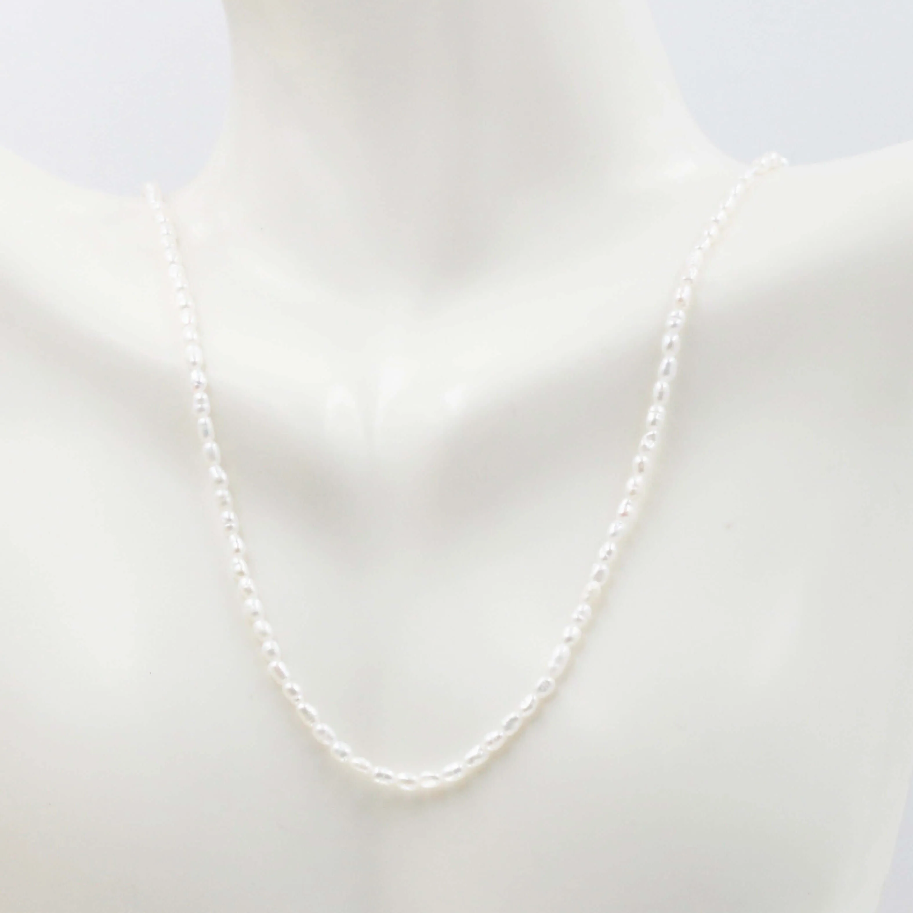 Rice Pearl Unfinished Strand Beaded Strand Fresh Water Pearl Strand Rice Pearl Gemstone Strand SKU: 6143089