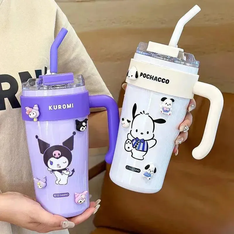 Sanrio Thermos Straw Cup (860 ml)