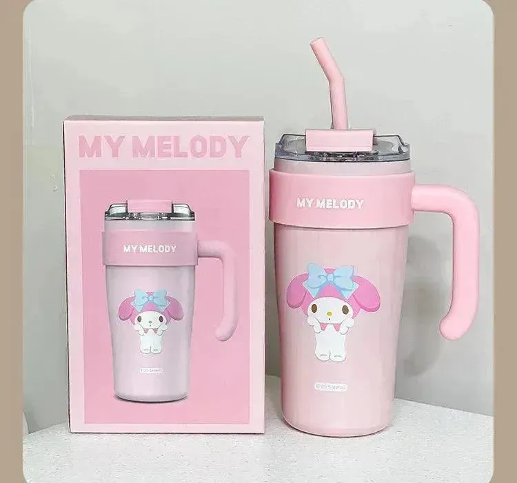 Sanrio Thermos Straw Cup (860 ml)