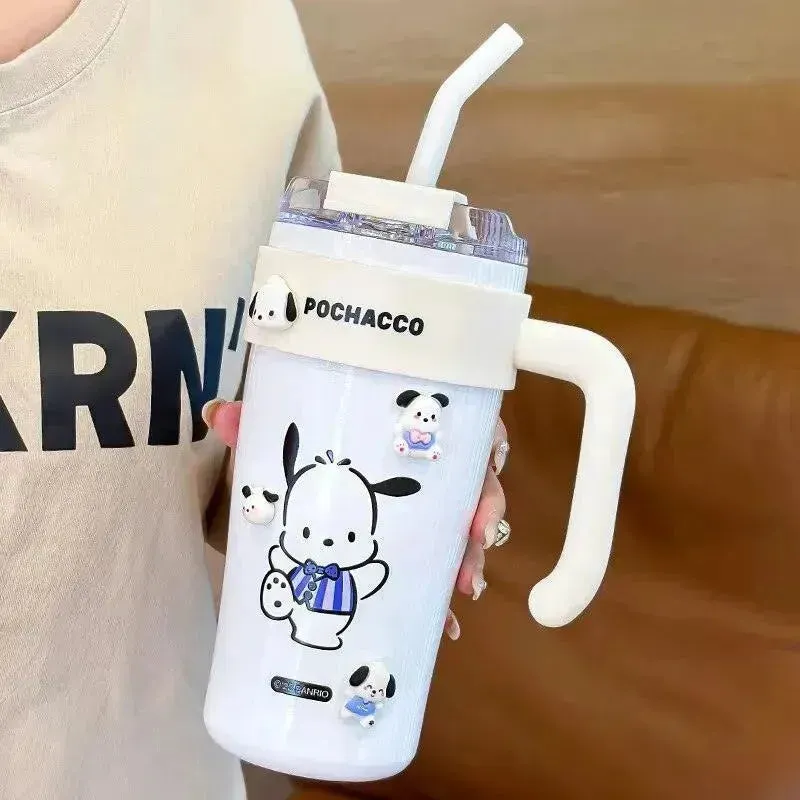 Sanrio Thermos Straw Cup (860 ml)