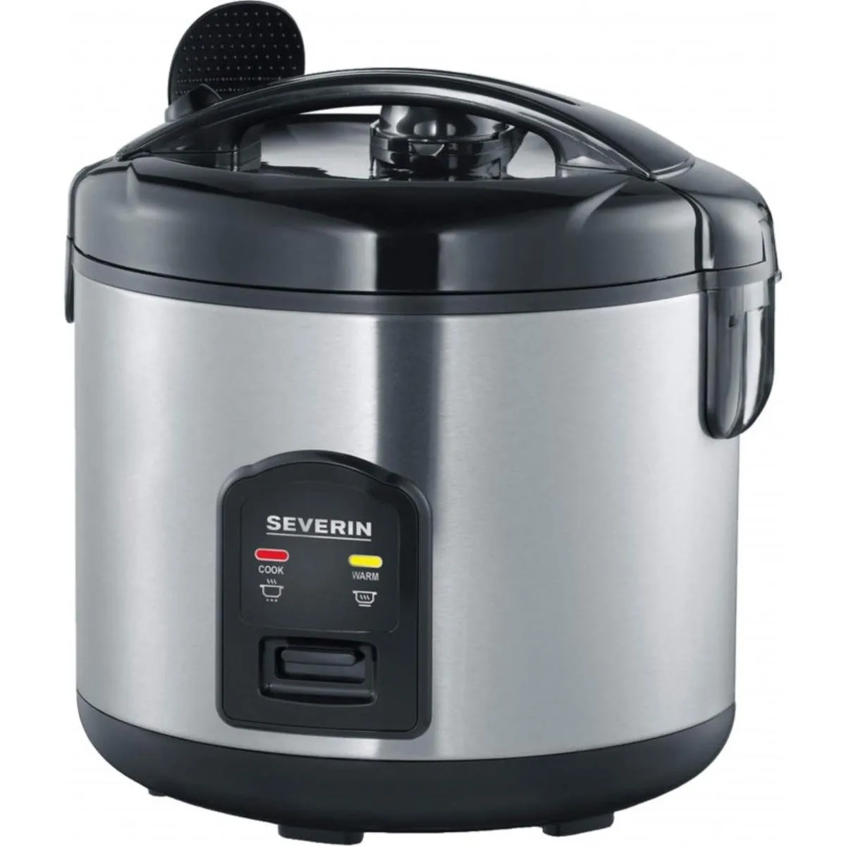 Severin Rice Cooker| Color: Steel| Watt: 650| Heat Adjust: No| Add. Info.: Rice Cooker Approx.