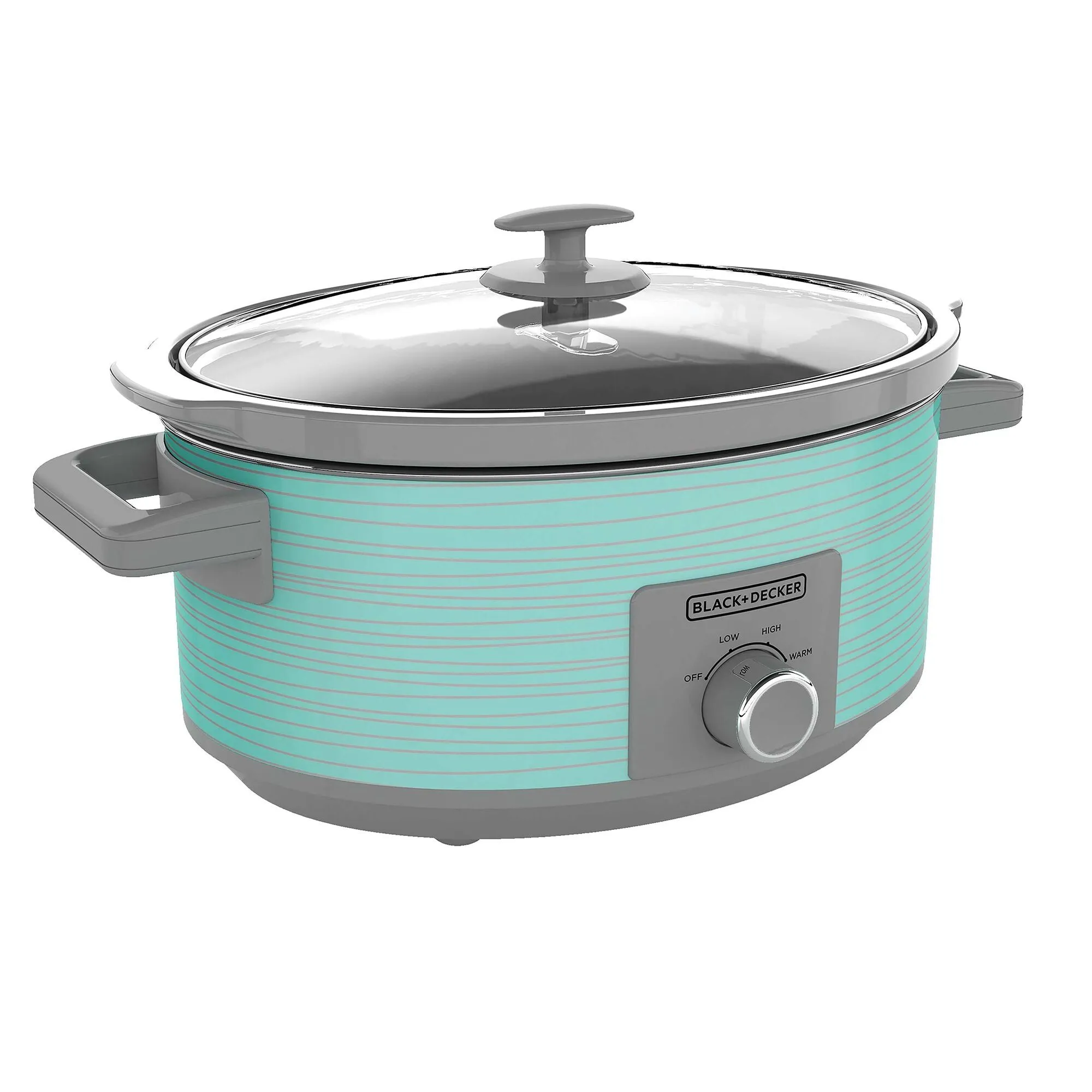 Slow Cooker, 7-Quart, 3 Heat Settings, Extra Large Handles