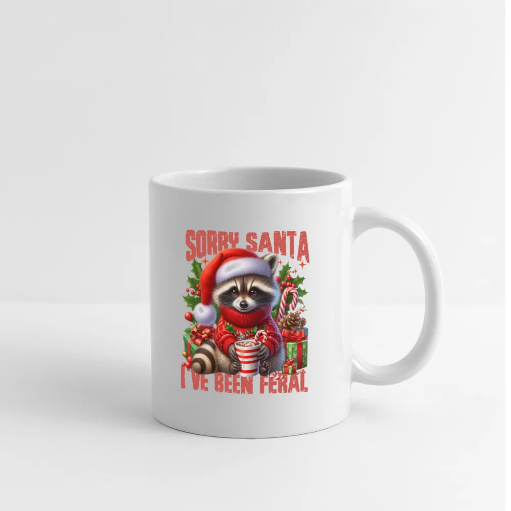 Sorry Santa I've Been Feral Coffee Mug