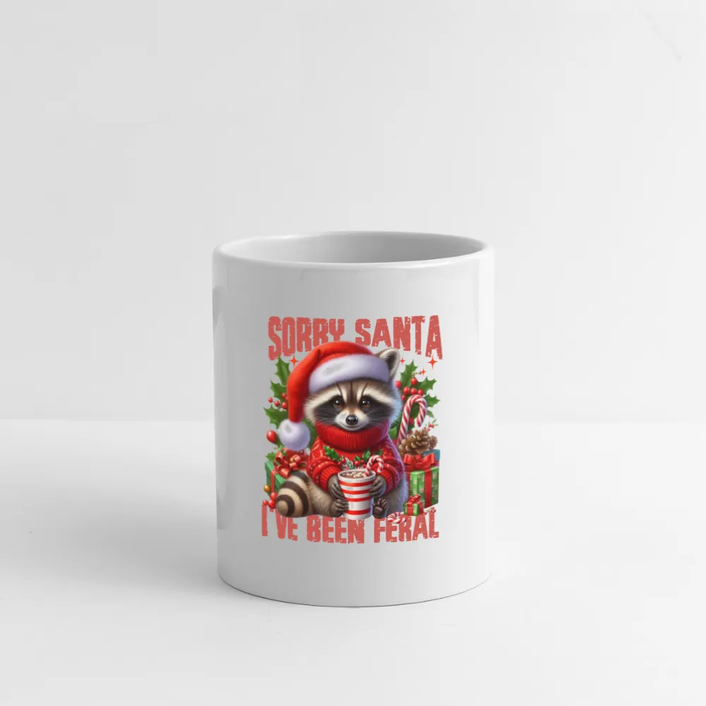 Sorry Santa I've Been Feral Coffee Mug