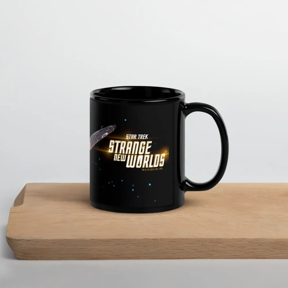 Star Trek: Strange New Worlds Enterprise Black Mug