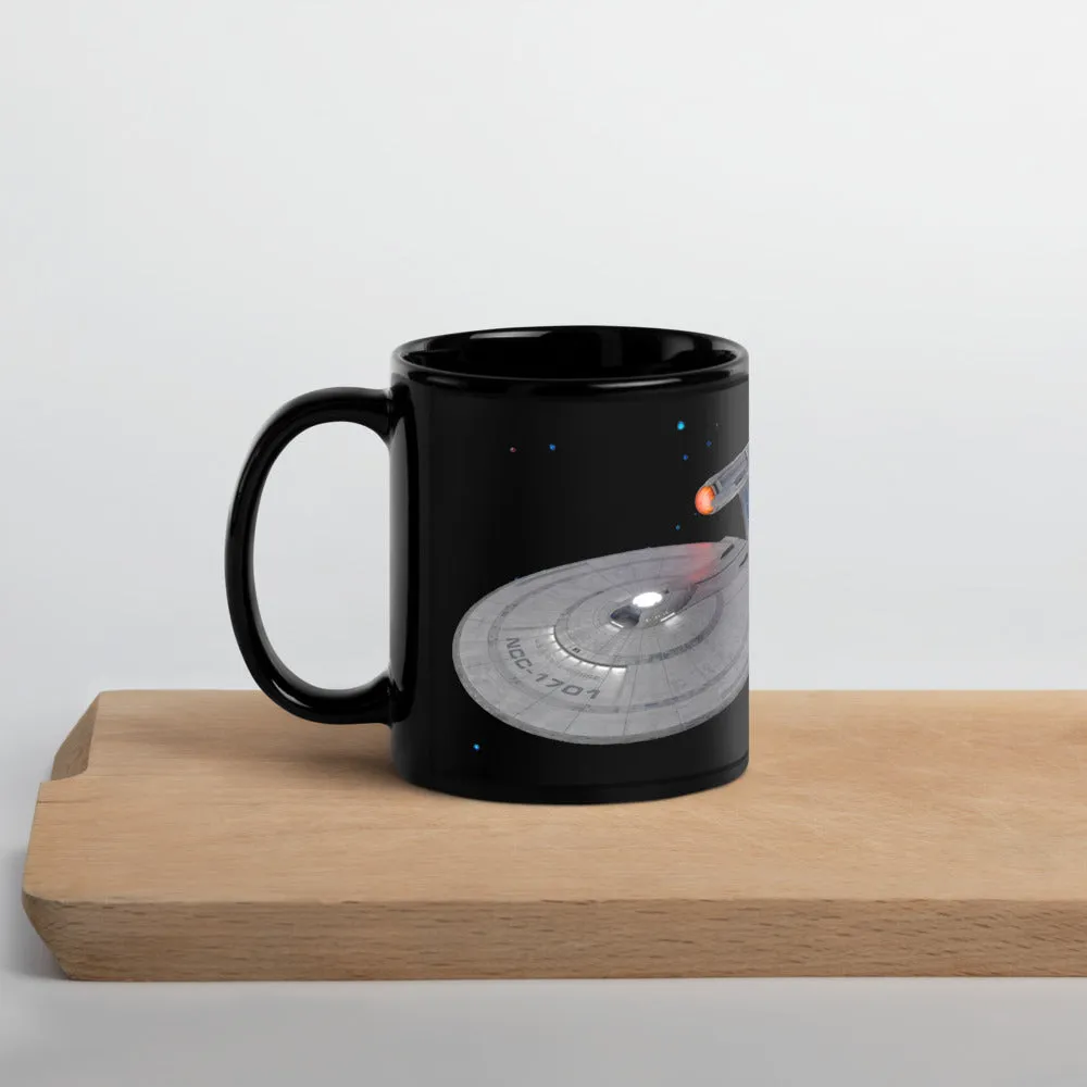 Star Trek: Strange New Worlds Enterprise Black Mug