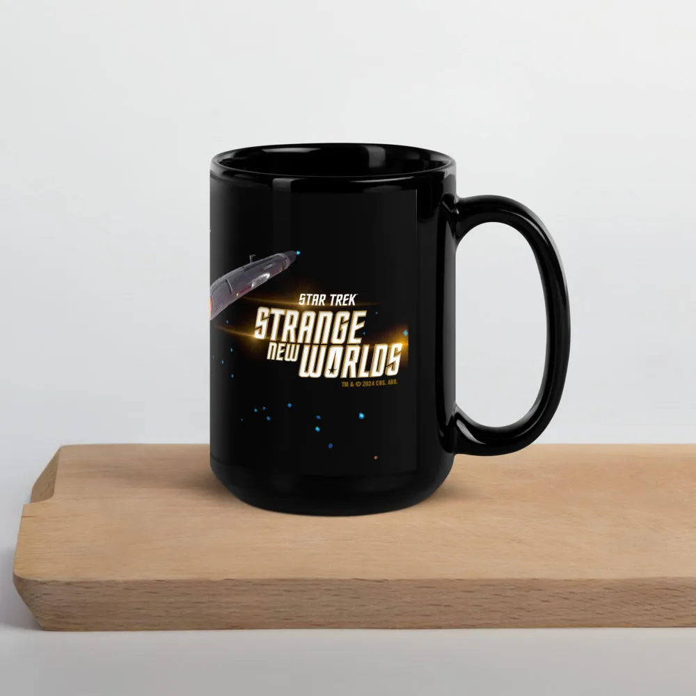 Star Trek: Strange New Worlds Enterprise Black Mug