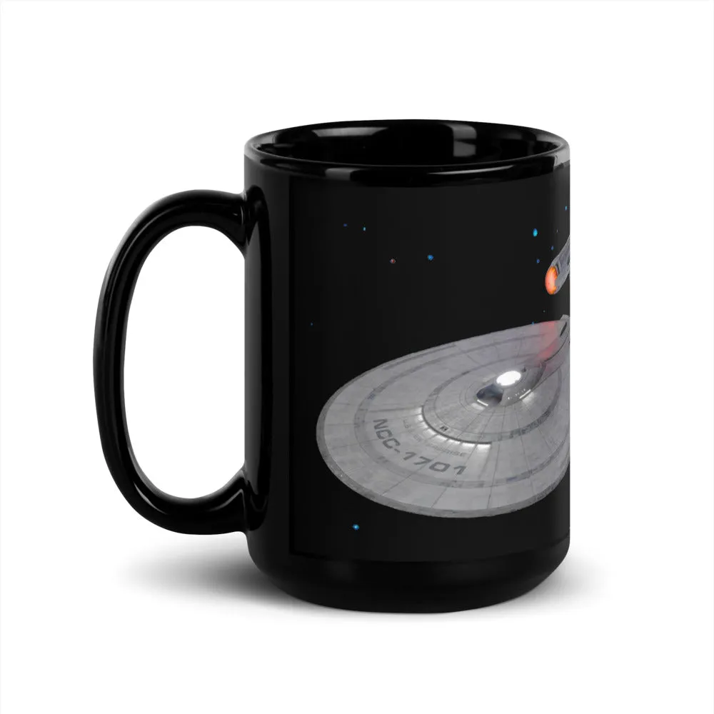 Star Trek: Strange New Worlds Enterprise Black Mug