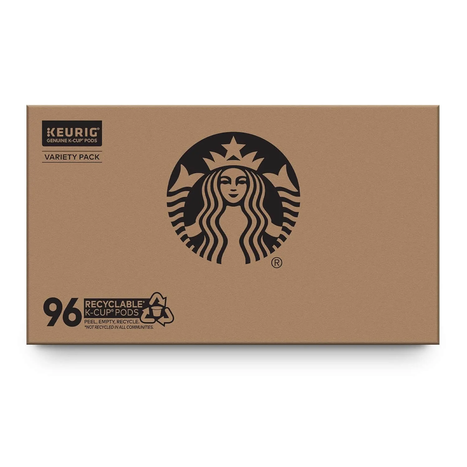 Starbucks K-Cup Coffee Pods, 100% Arabica Variety Pack, 96-count