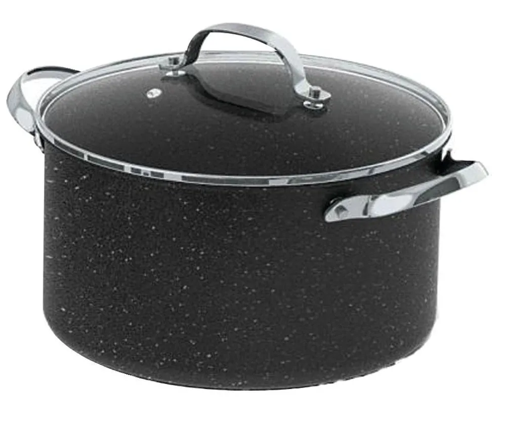 Starftit SRFT060317 Stockpot Casserole with Glass Lid, 6-Quart