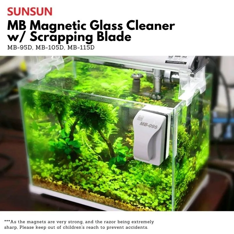 SUNSUN MB Magnetic Cleaner w/ Algae Scrapper Blade