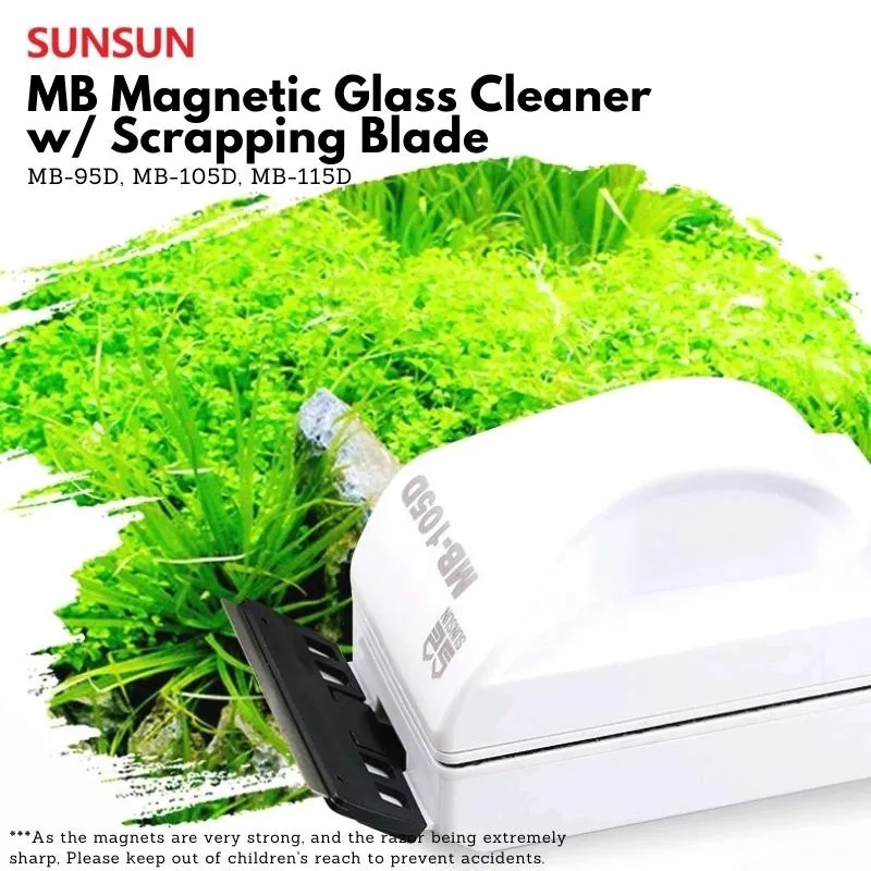 SUNSUN MB Magnetic Cleaner w/ Algae Scrapper Blade