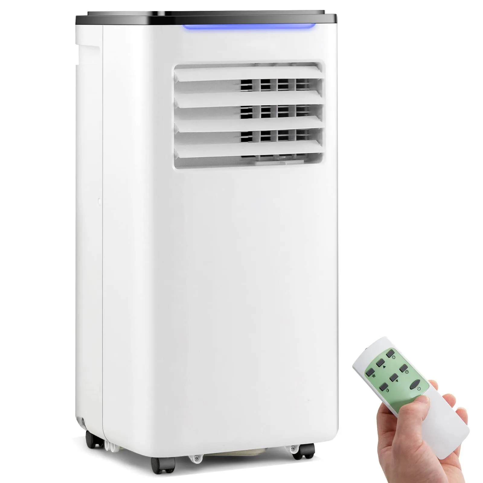 Tangkula 8000 BTU Portable Air Conditioner, 3 in 1 AC Cooling Unit with Remote Control