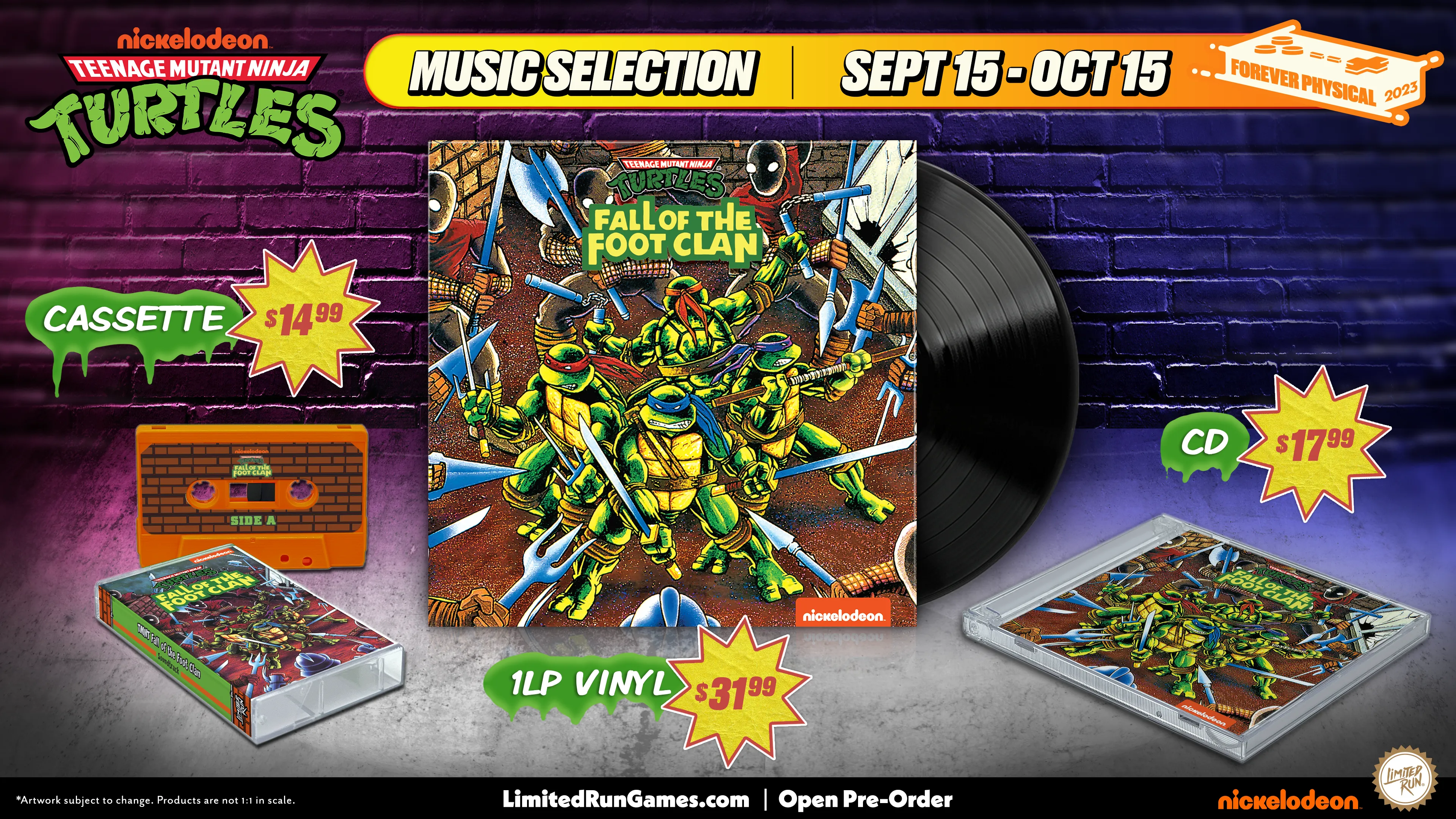 Teenage Mutant Ninja Turtles: Fall of the Foot Clan - CD Soundtrack