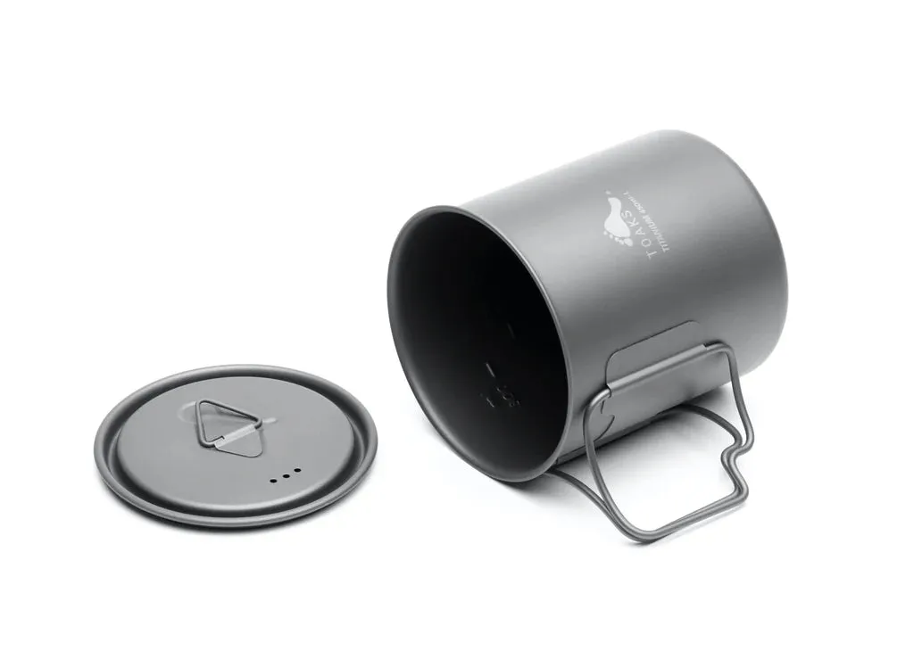 TOAKS Titanium 450ml Cup with Lid (Ultralight Version)