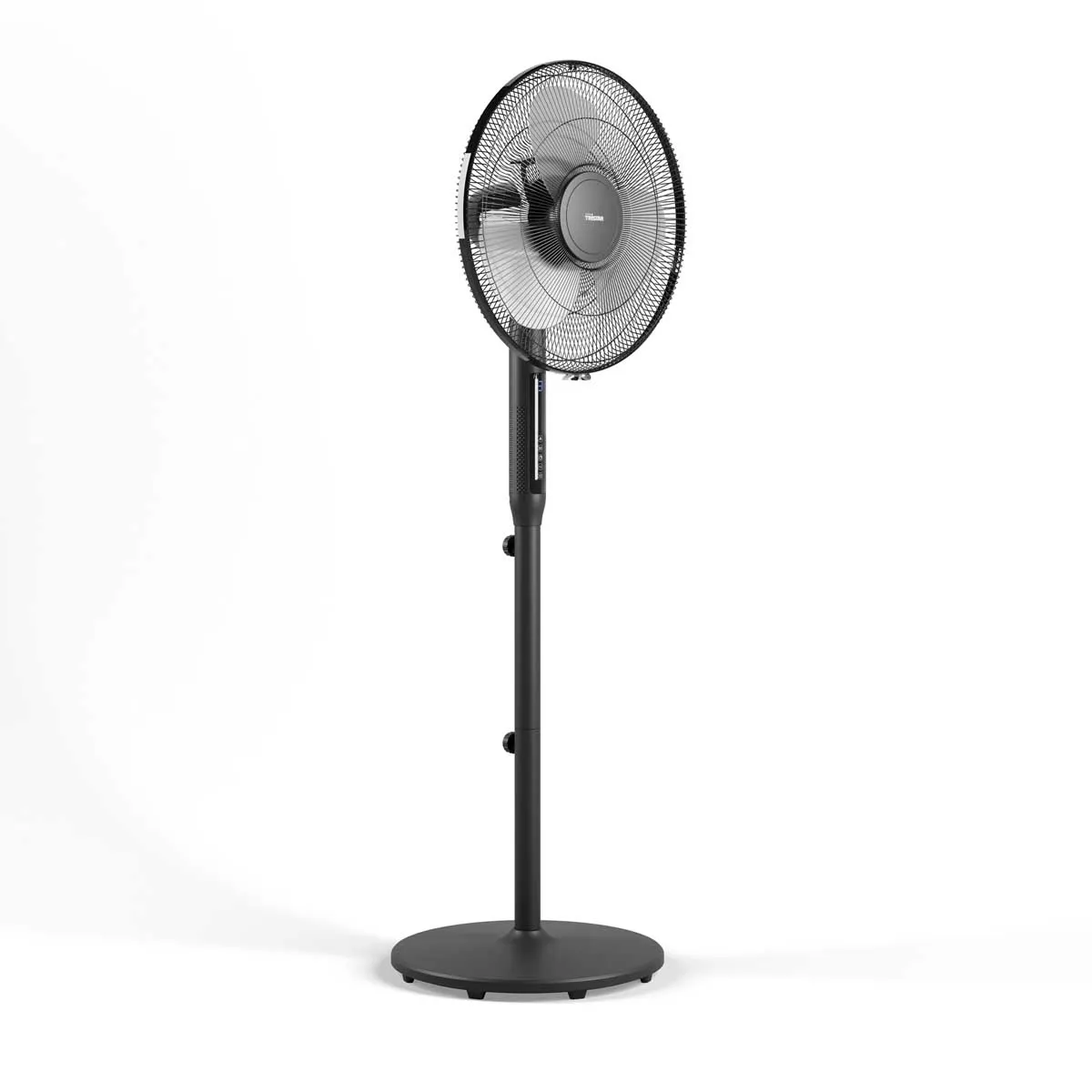 Tristar Pedestal Fan 16" Black Portable Cooler Adjustable Timer 9 Speeds 135cm