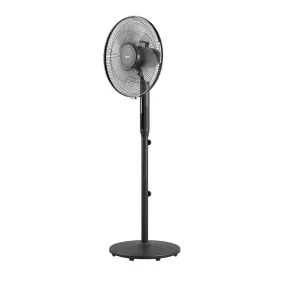 Tristar Pedestal Fan 16" Black Portable Cooler Adjustable Timer 9 Speeds 135cm