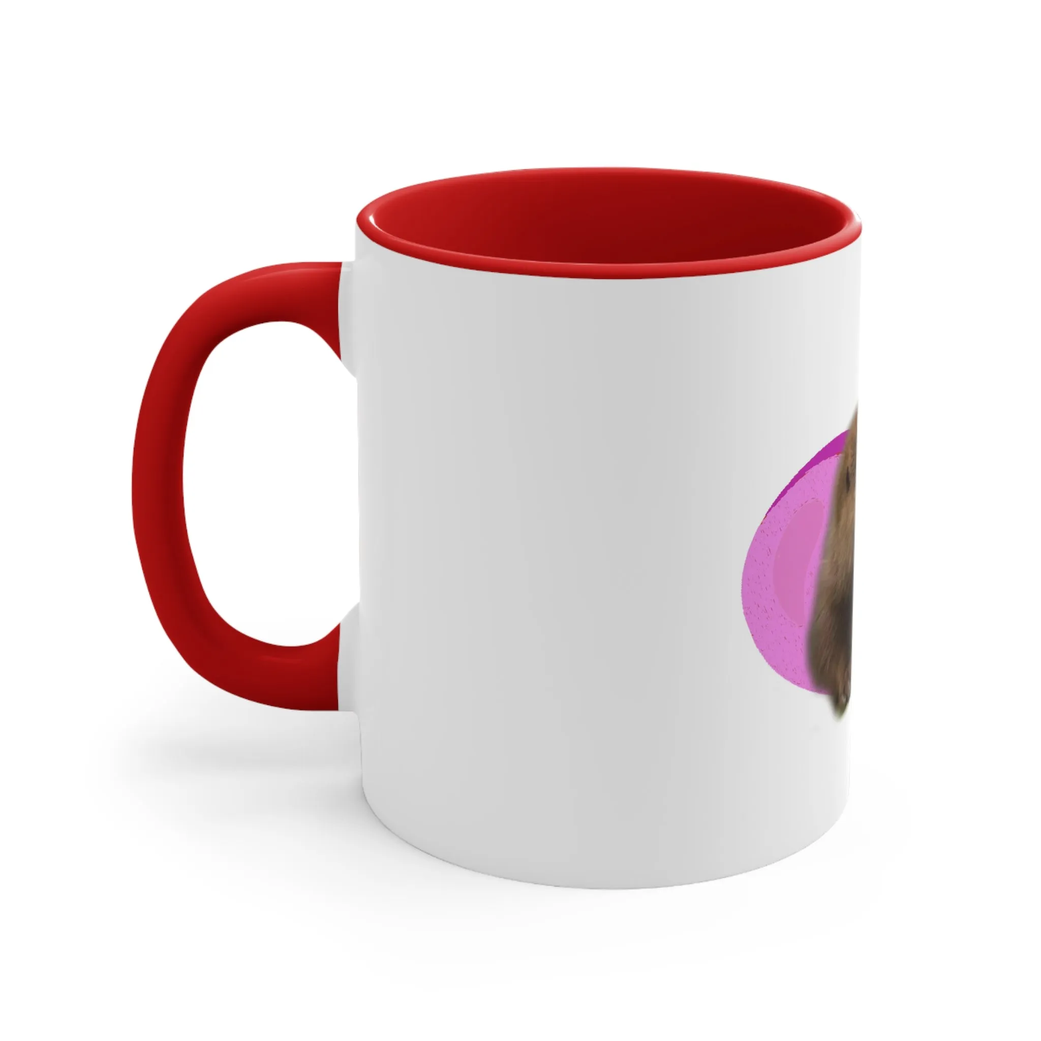 Tulip Heart Accent Coffee Mug, 11oz