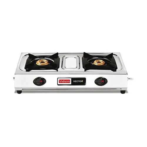 Vidiem Vector 2 Burner Gas Stove - VDMGS-VICTOR2B