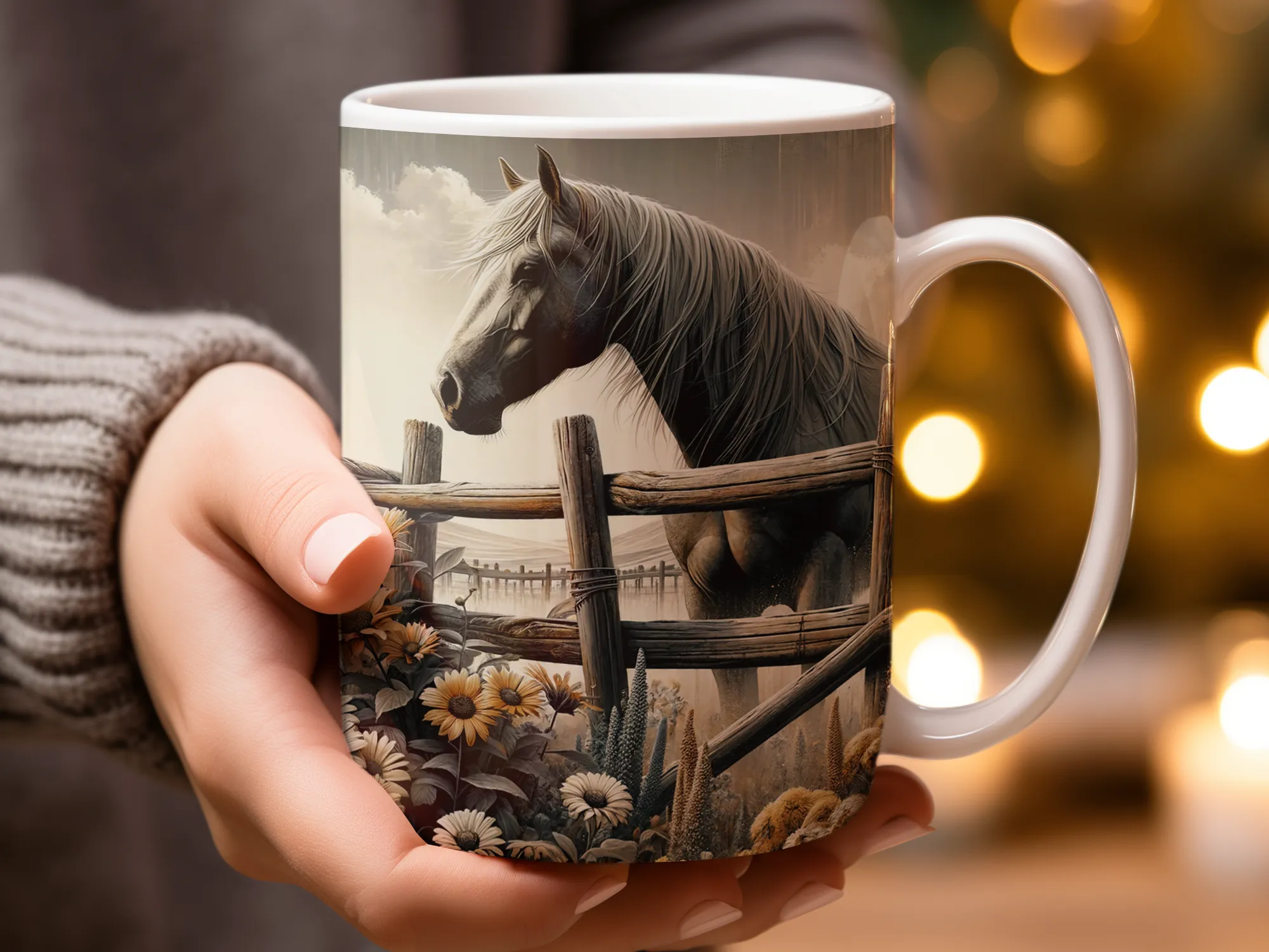 Vintage Style Country Cowgirl Coffee Mug, Country Girl Gift, Rodeo Mug, Cowgirl Gift, Rodeo Cup