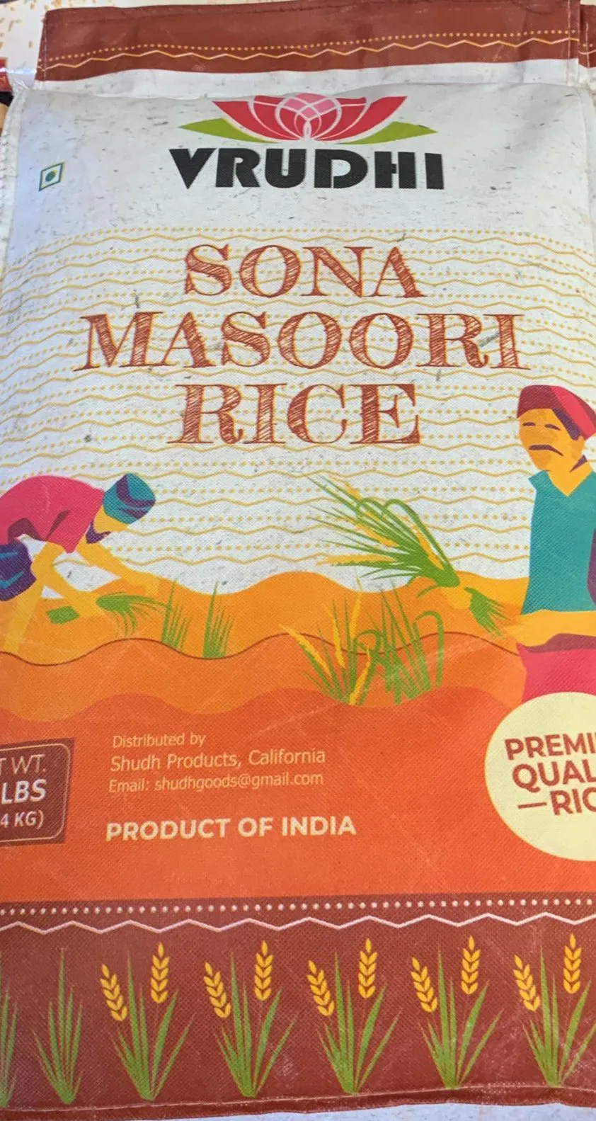 Vrudhi Sona masoori Rice 40LB