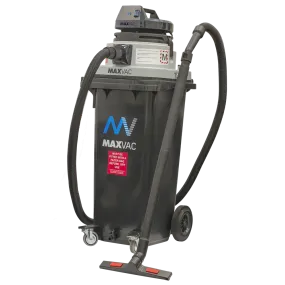 Wet Vacuum 120Ltr Wheelie Bin MAXVAC Dura DV120-WBM