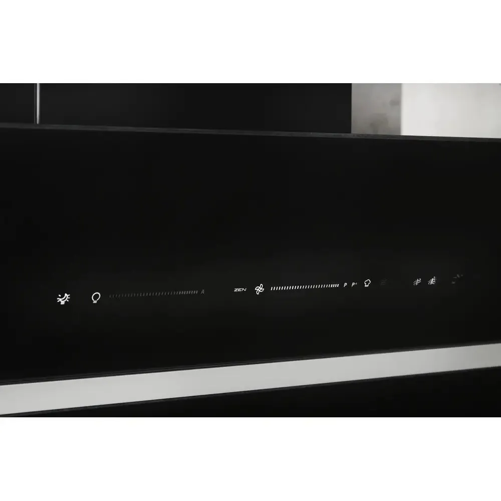 Whirlpool WHVS90FLTCK Wall Mounted Cooker Hood, 89.8cm Wide - Black